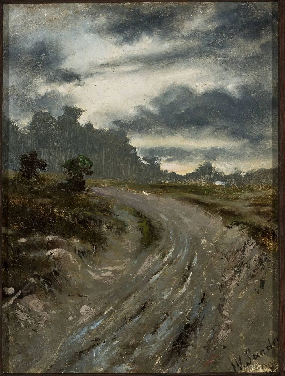 Forest road., Franciszek Władysław Sandecki