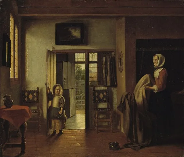 Bedroom, Pieter de Hooch