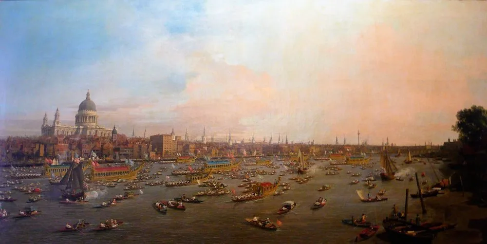 The River Thames with St. Paul’s Cathedral on Lord Mayor’s Day, Canaletto