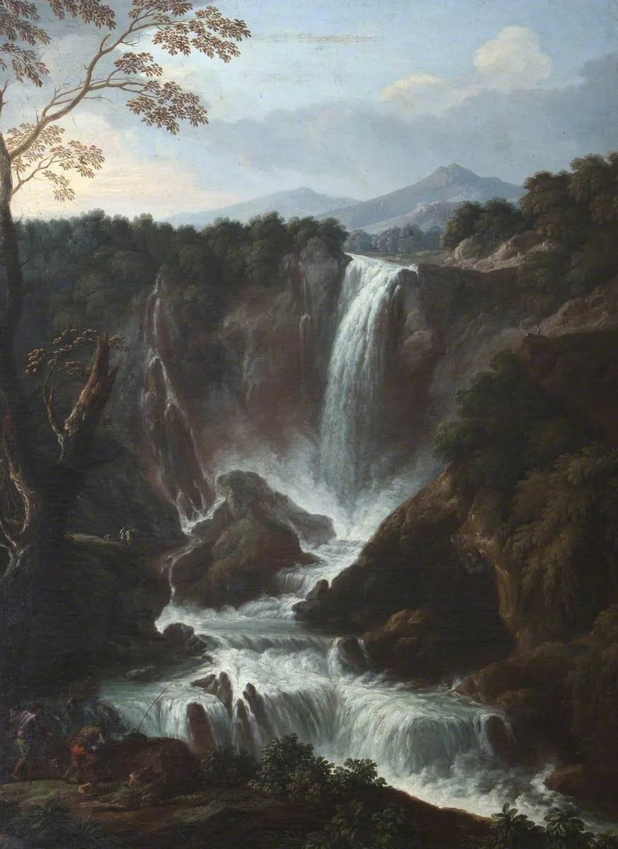The Falls of the Velino near Terni, known as the Cascata del Marmore, Giovanni Battista Busiri