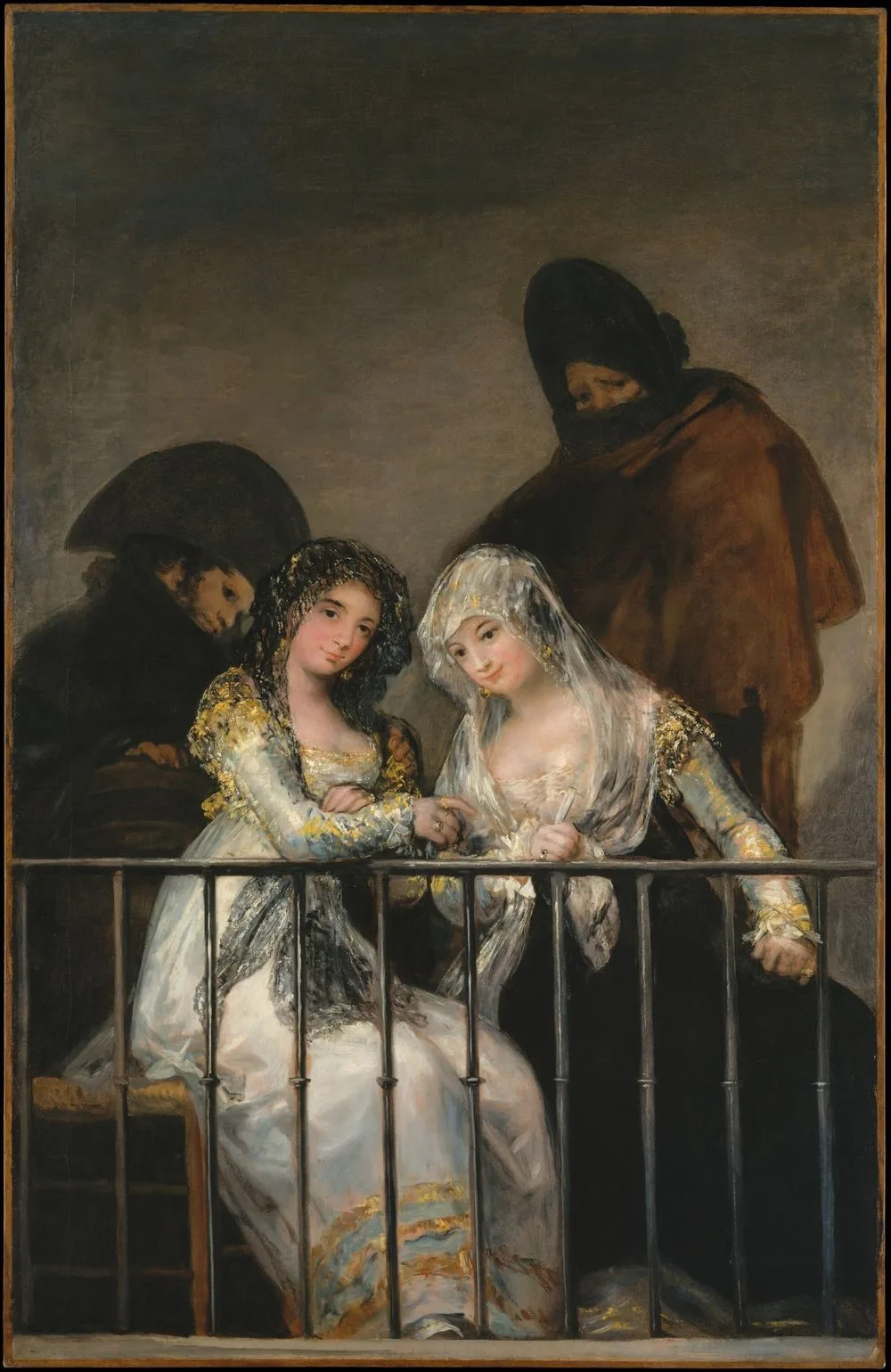 Majas on a Balcony, Francisco Goya