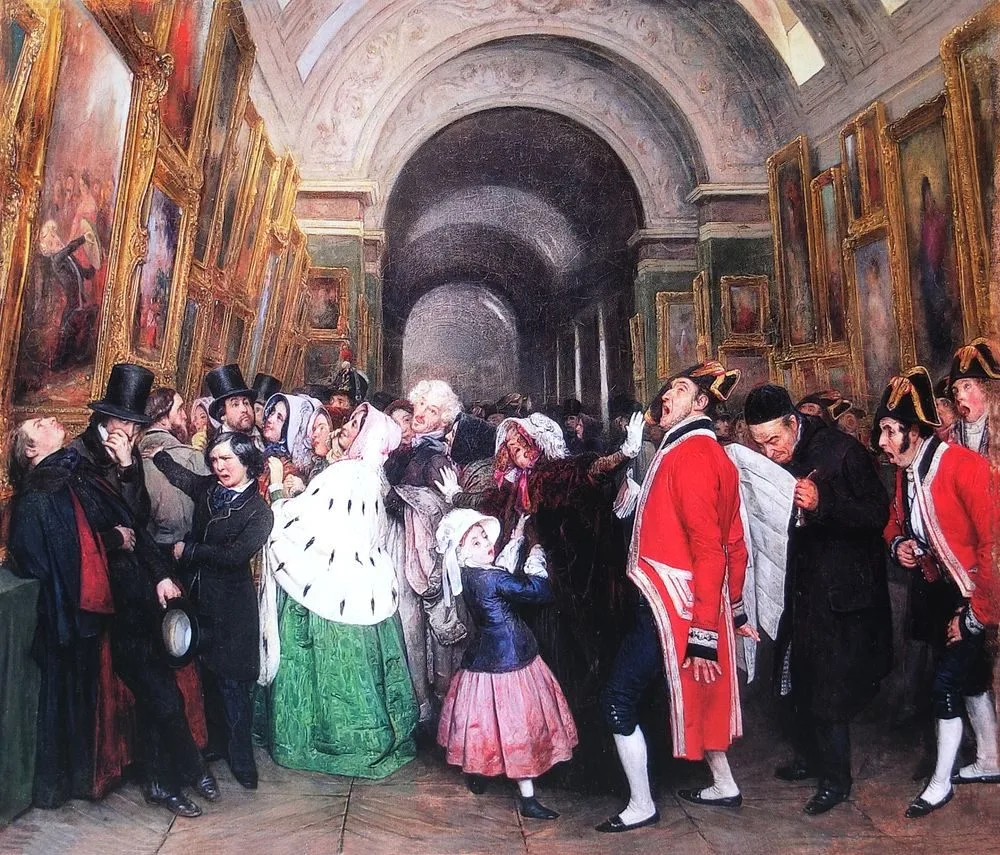 Four o’clook, at the Salon, François-Auguste Biard