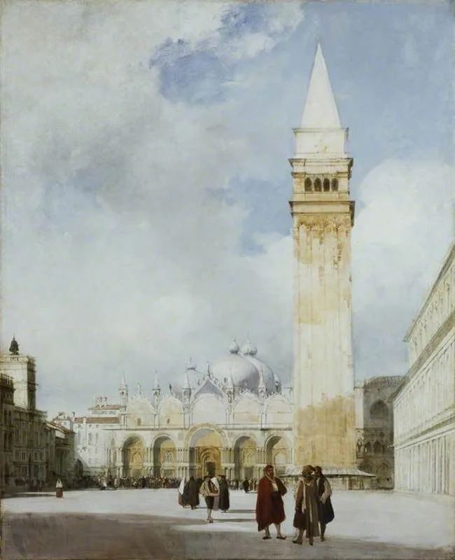 Venice: the Piazza San Marco, Richard Parkes Bonington
