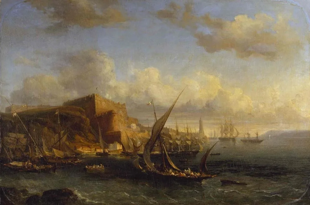 Vue du fort de Mers El-Kébir, Pierre-Émile Berthélemy