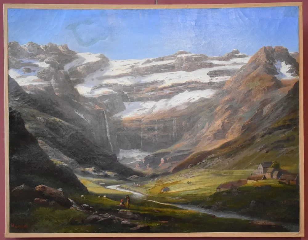 Vue du Cirque de Gavarnie, Claude-Sébastien Hugard de La Tour