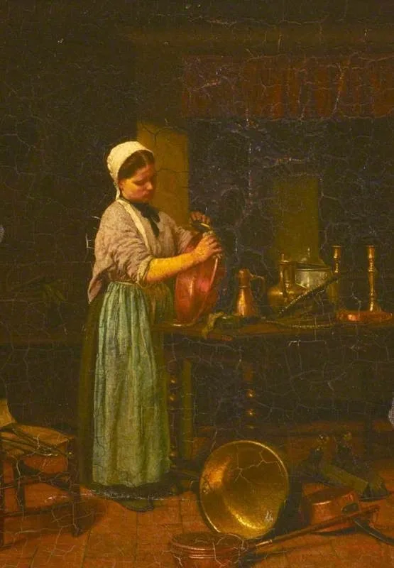 A Kitchen Maid, Jules-Désiré Caudron