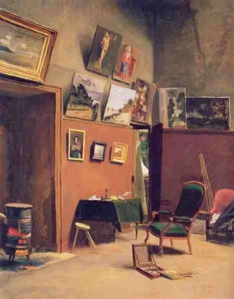 Studio in the Rue de Furstemberg, Frédéric Bazille
