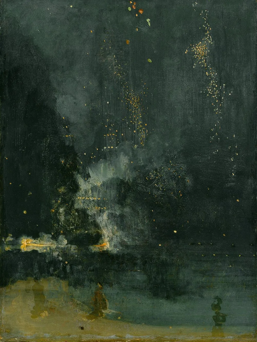 Nocturne in Black and Gold – The Falling Rocket, James McNeill Whistler