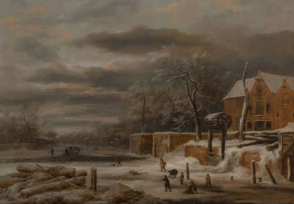 Winter Landscape, Jacob van Ruisdael