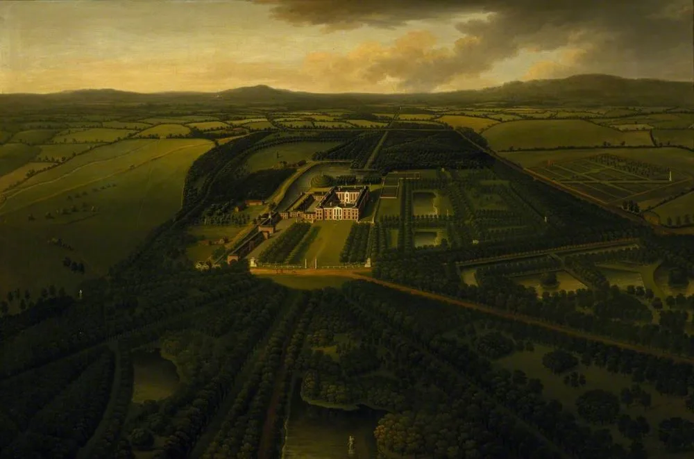 A Bird’s-eye View of Dunham Massey from the South, John Harris