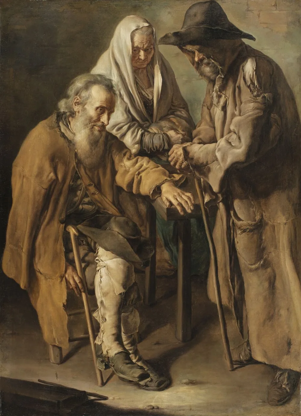 Group of Beggars, Giacomo Ceruti