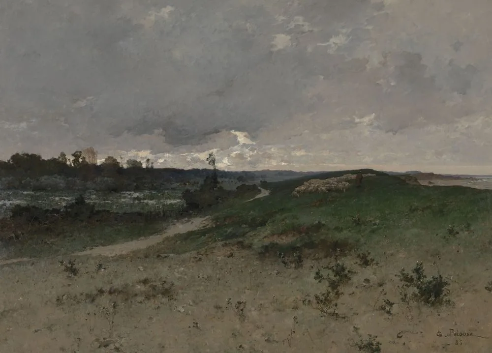Landscape near Saint-Jean-le-Thomas (Normandy)