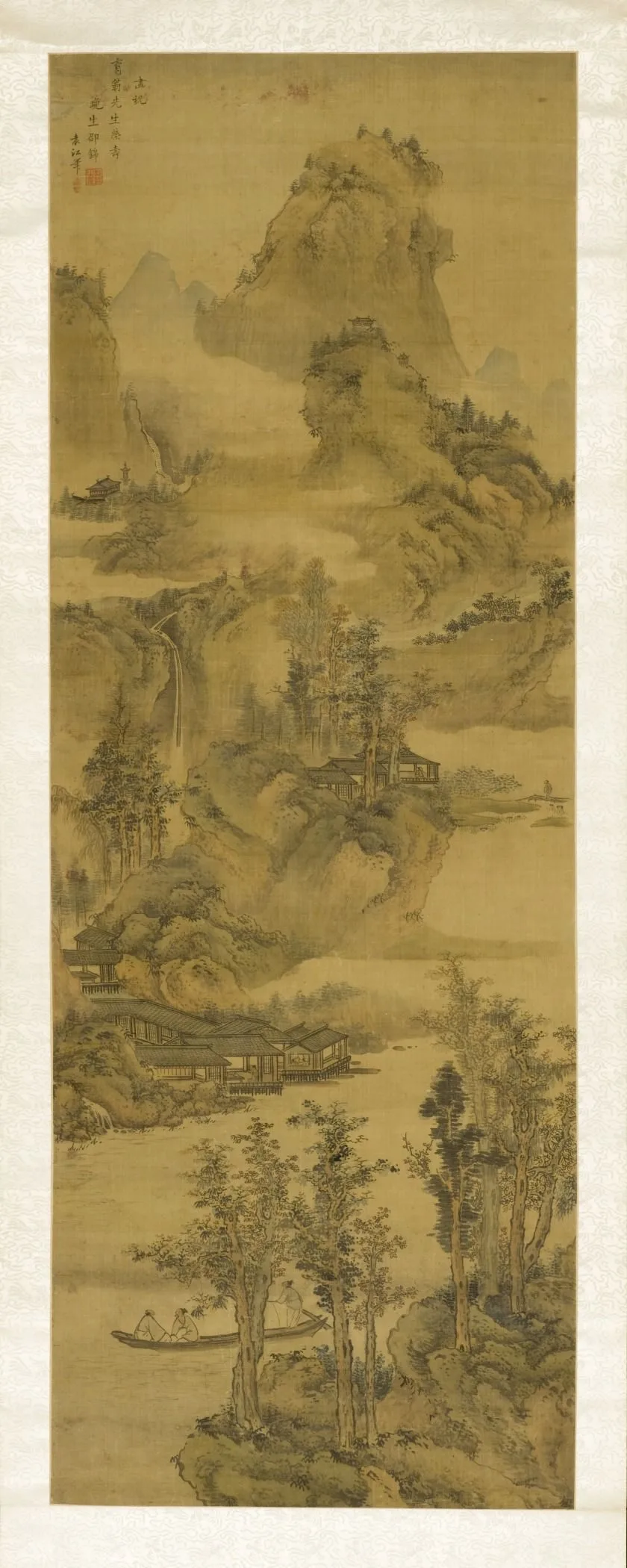 Landscape for Old Man Yu on His Birthday, Yuan Jiang