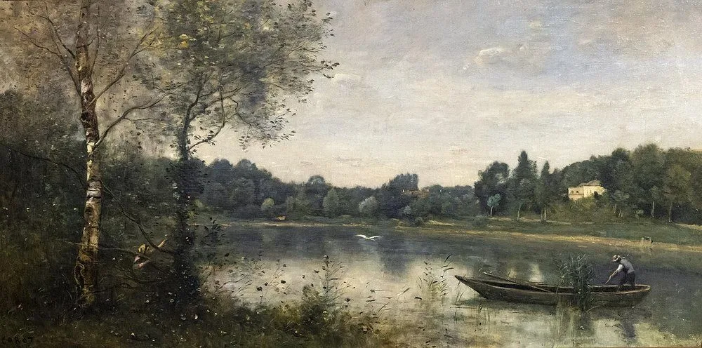 The Pond of Ville-d’Avray, Jean-Baptiste Camille Corot