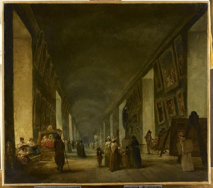The Grande Galerie of the Louvre, between 1794 and 1796, Hubert Robert