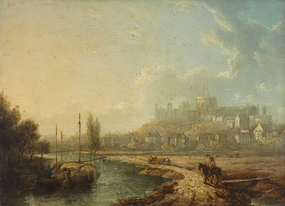 View of Windsor from the Towing-path, Charles Martin Powell