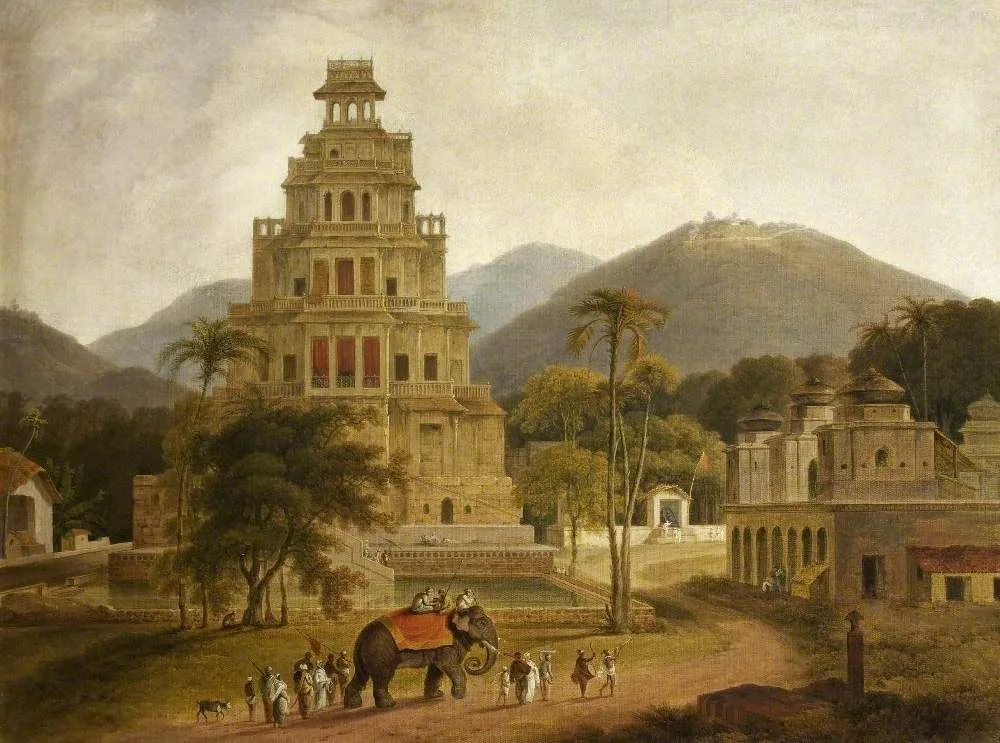 The Fort of Vellore in the Carnatic, Thomas Daniell