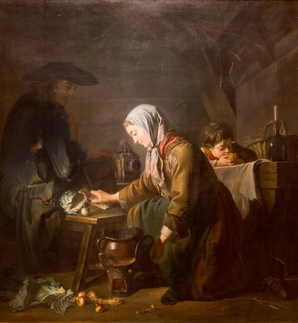 Les apprêts d’un déjeuner, Nicolas Bernard Lépicié