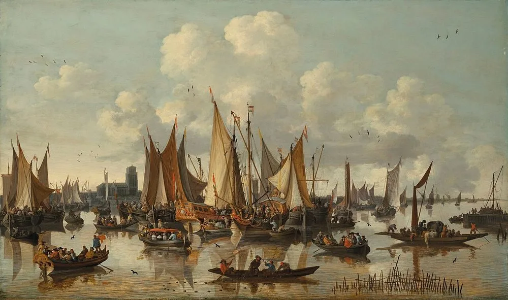 The visit of William III of Orange to Dordrecht in 1672, Pieter Bout