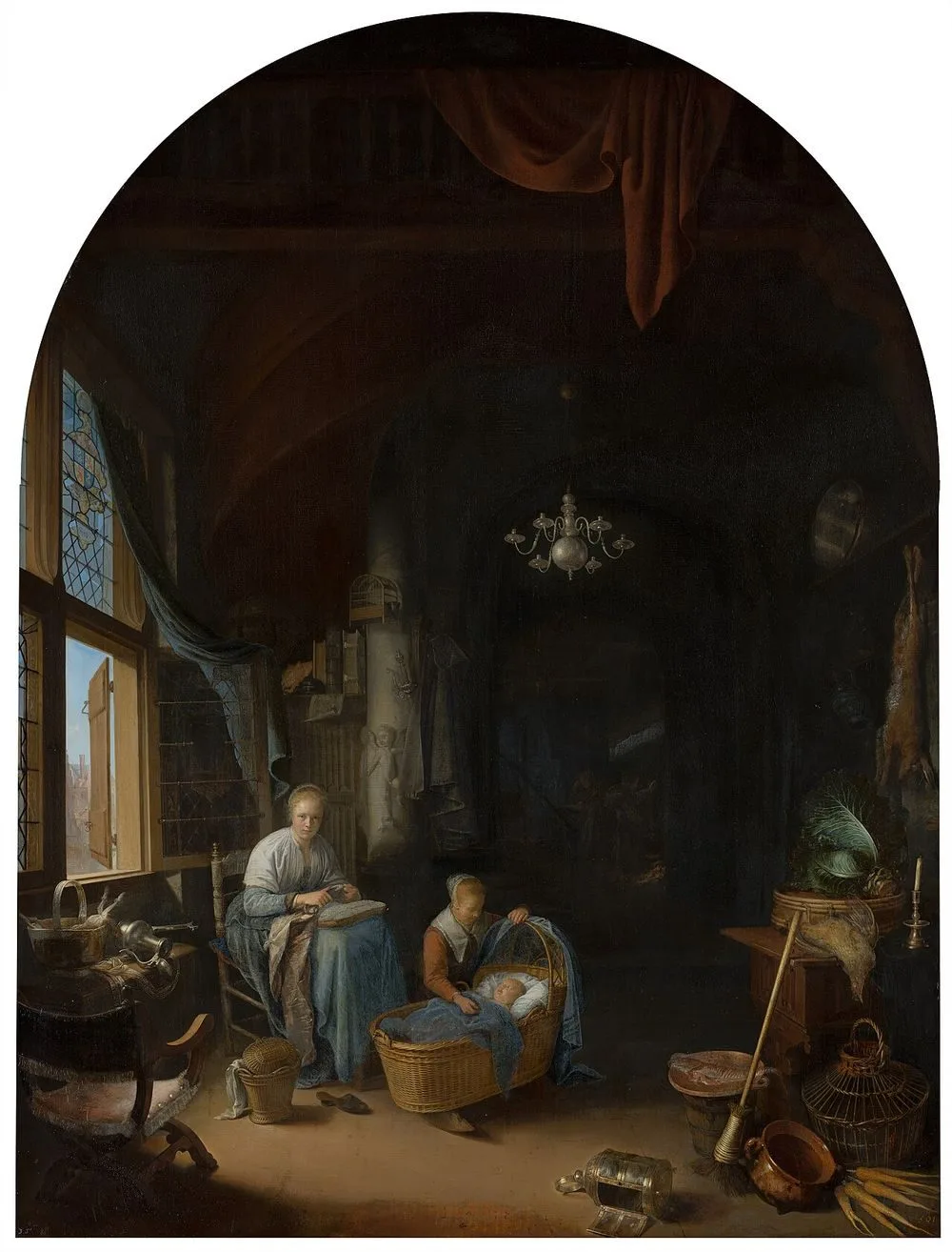 The Young Mother, Gerrit Dou