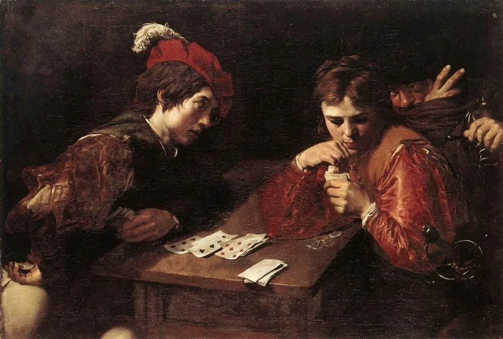 The Cardsharps, Valentin de Boulogne