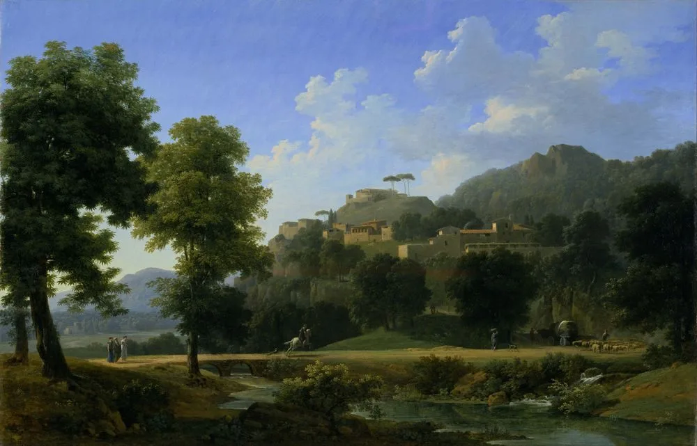 Italian Landscape (Le Paysage d’Italie), Jean-Victor Bertin