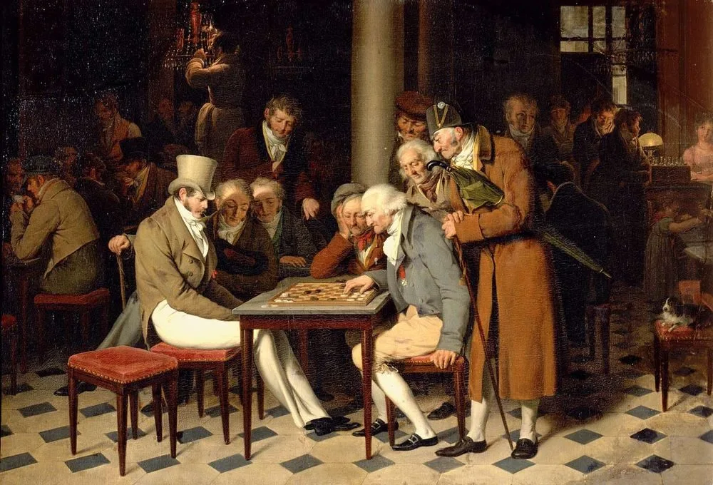 L’Intérieur d’un café, Louis-Léopold Boilly