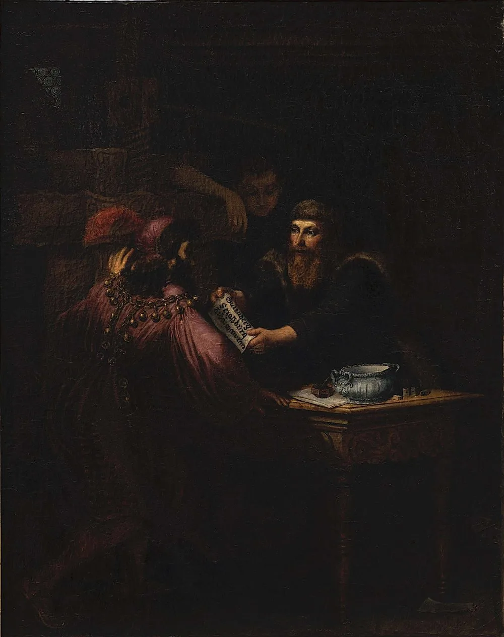 Gutenberg inventing the printing press in Strasbourg in 1436, Gabriel-Christophe Guérin