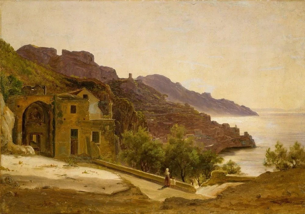 Terrace near Amalfi, Thomas Fearnley