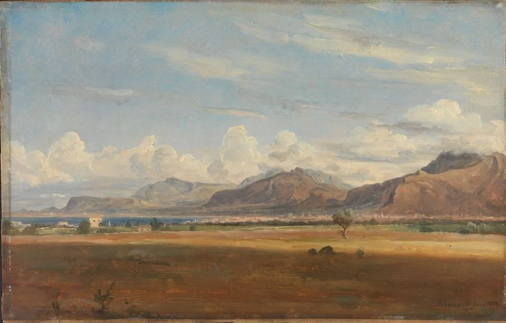 View of Palermo, Thomas Fearnley