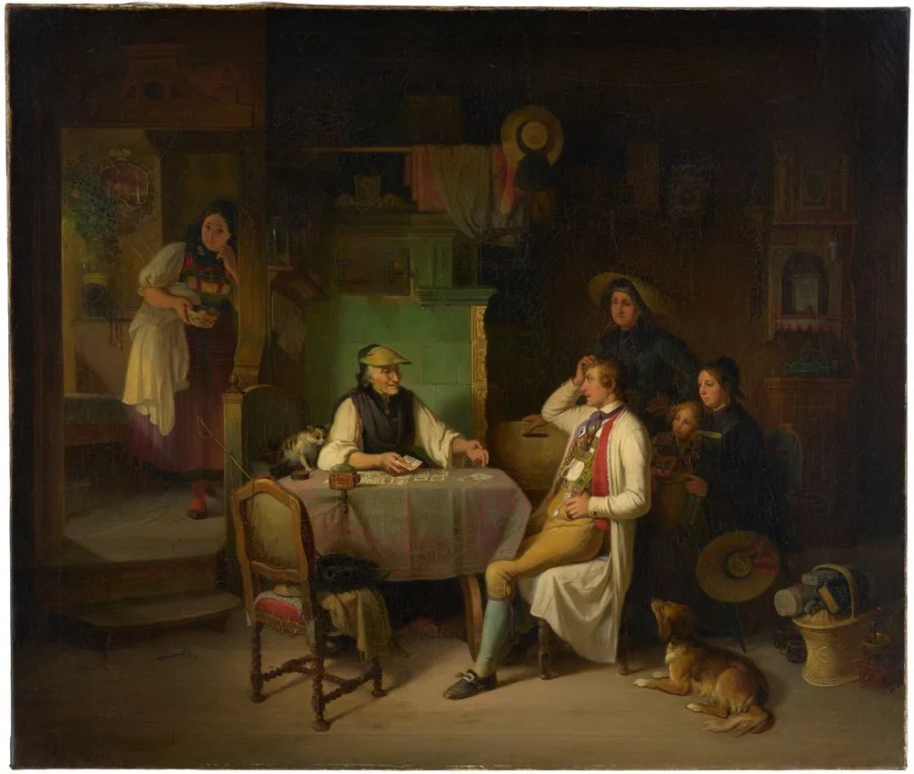 The Fortune-Teller, Johann Baptist Kirner