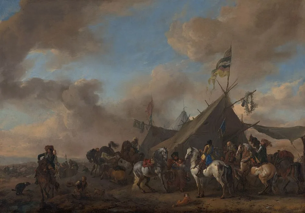 Army Camp, Philips Wouwerman