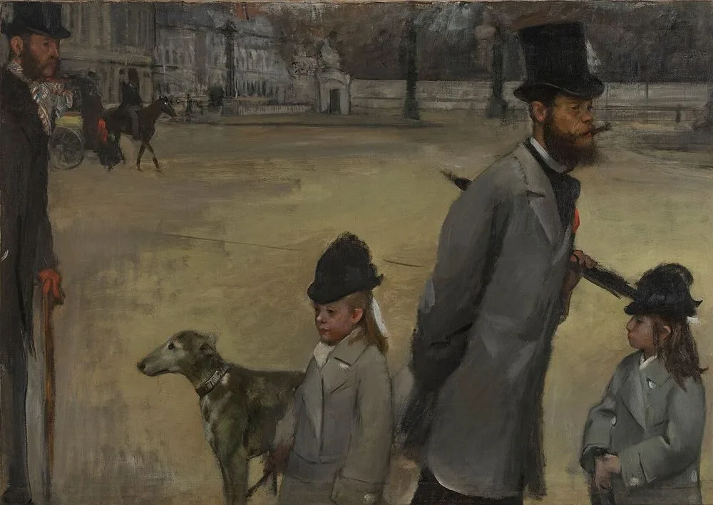 Place de la Concorde, Edgar Degas