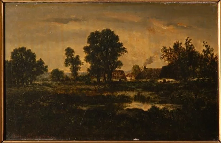 Fermes normandes, Théodore Rousseau