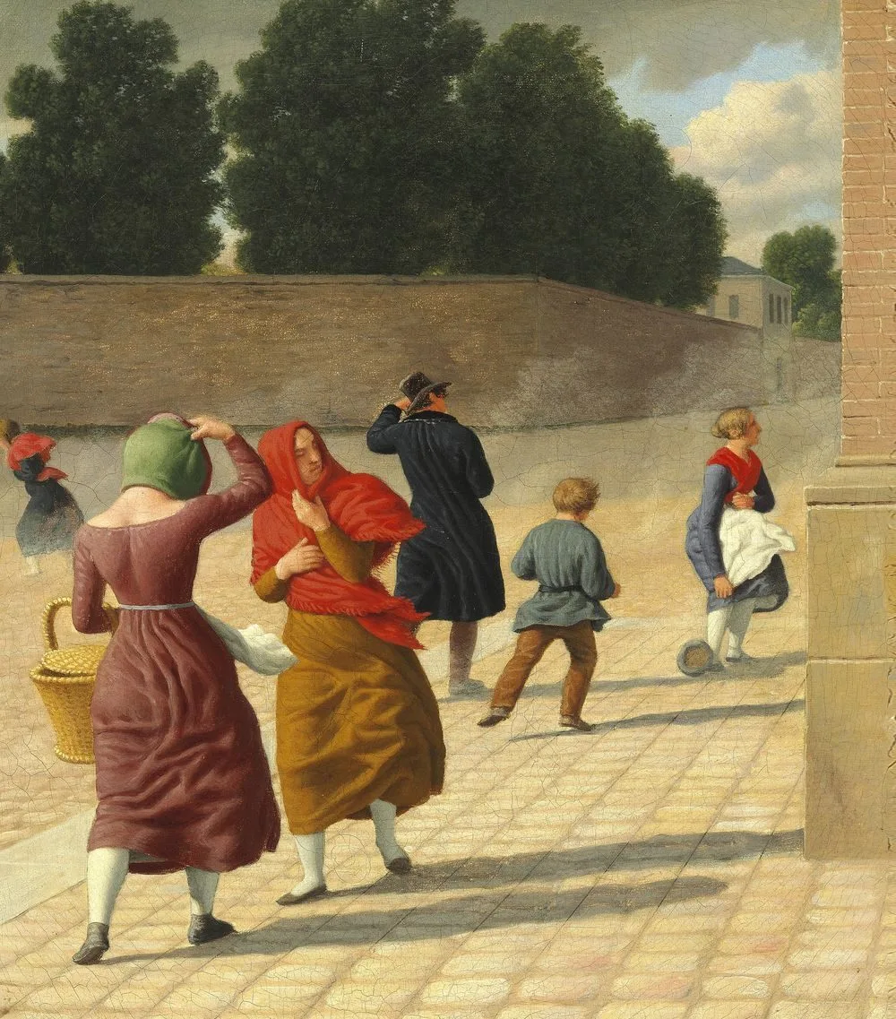 A Storm, Christoffer Wilhelm Eckersberg