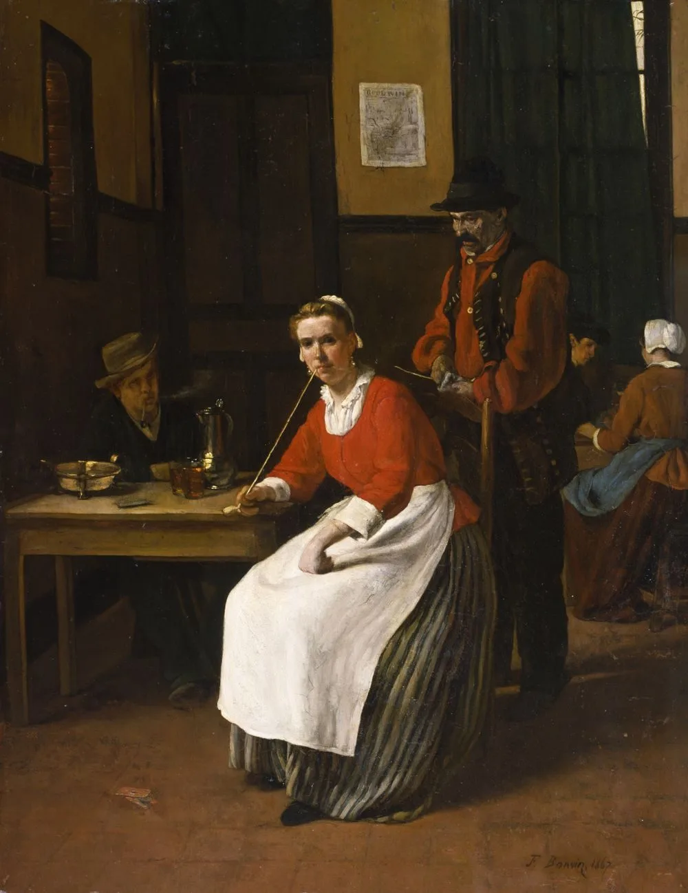 Interior of a Tavern, François Bonvin