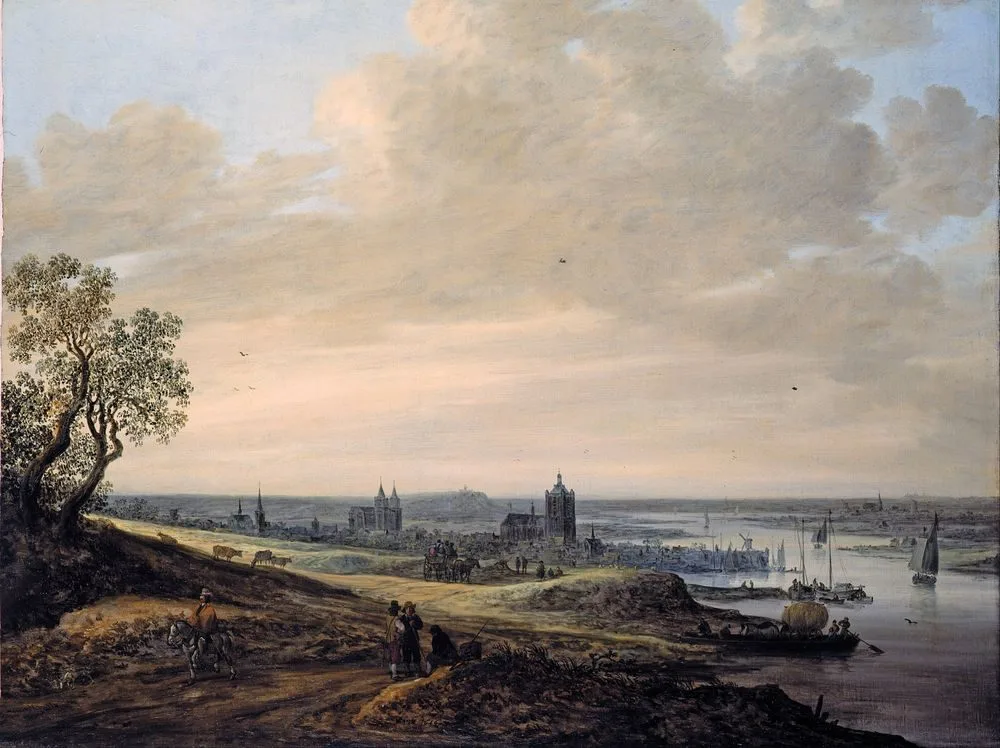 Panorama Landscape with a View of Arnhem, Jan van Goyen