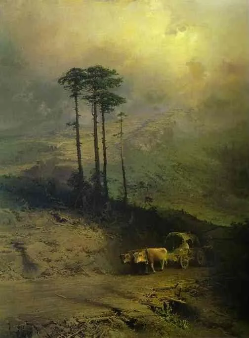 In the Mountains of the Crimea, Fyodor Vasilyev