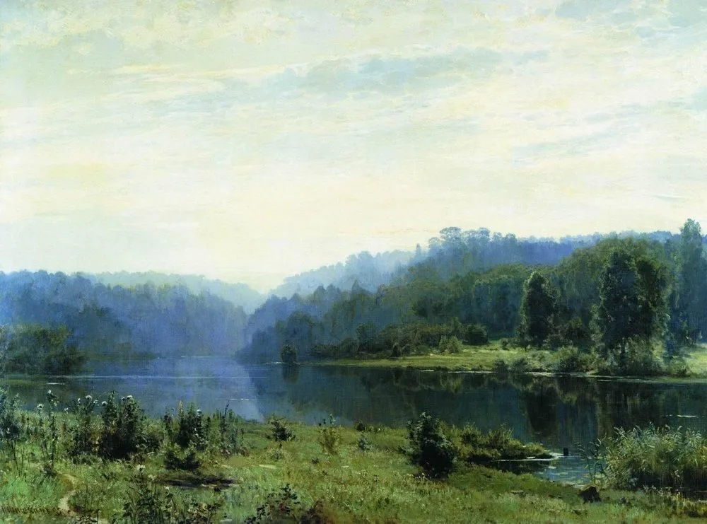 Foggy morning, Ivan Shishkin