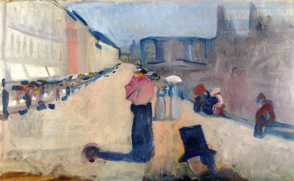 From Karl Johan, Edvard Munch