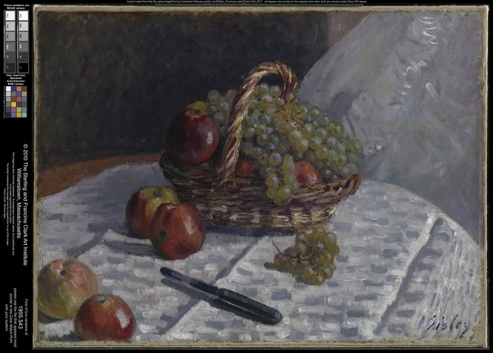 Apples and Grapes in a Basket