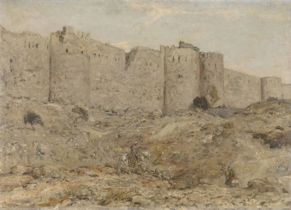 City wall in India, Marius Bauer