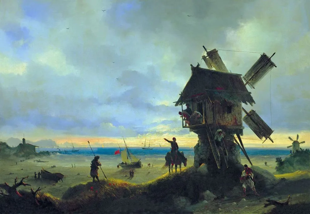 Windmill by the Sea