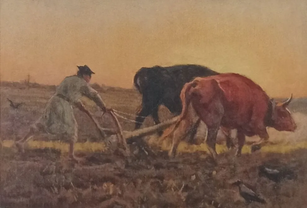 Józef Chełmoński Orka 1896, Józef Chełmoński