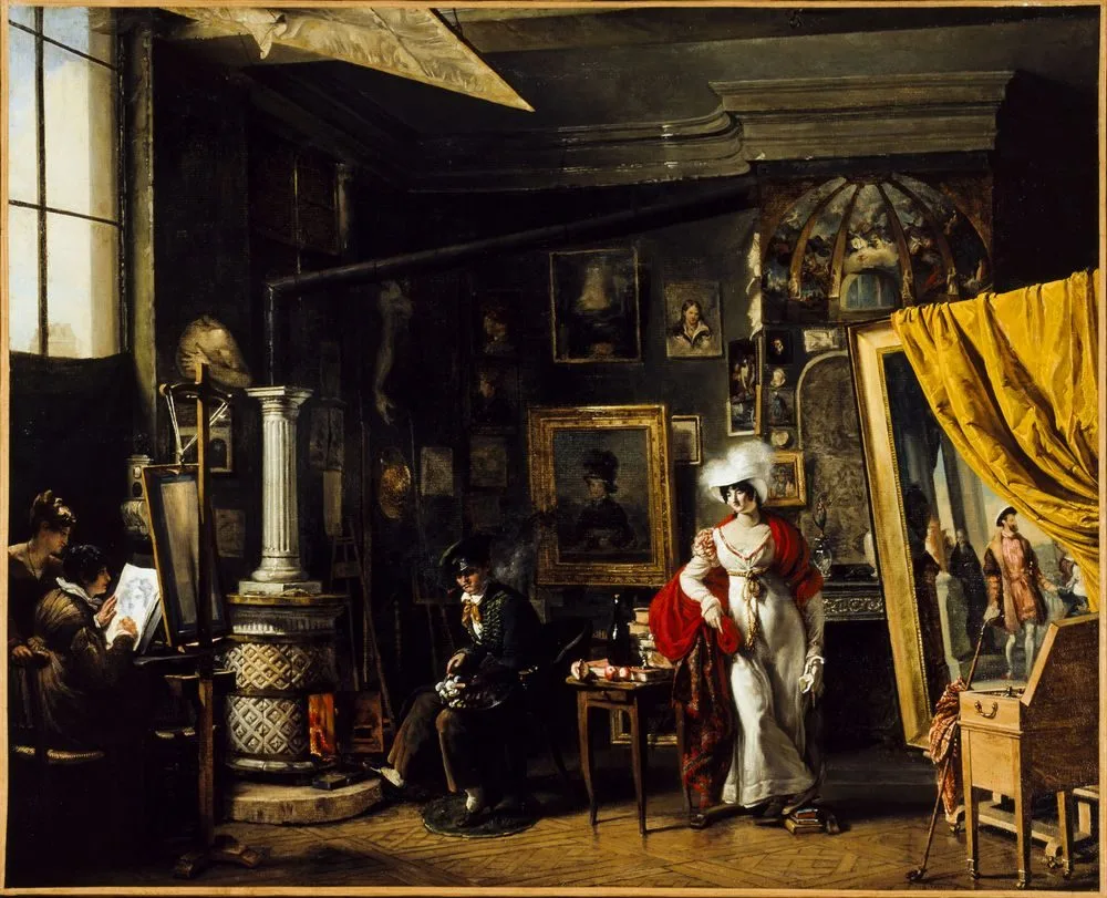 The workshop of the painter Bitter, T. B. Bitter