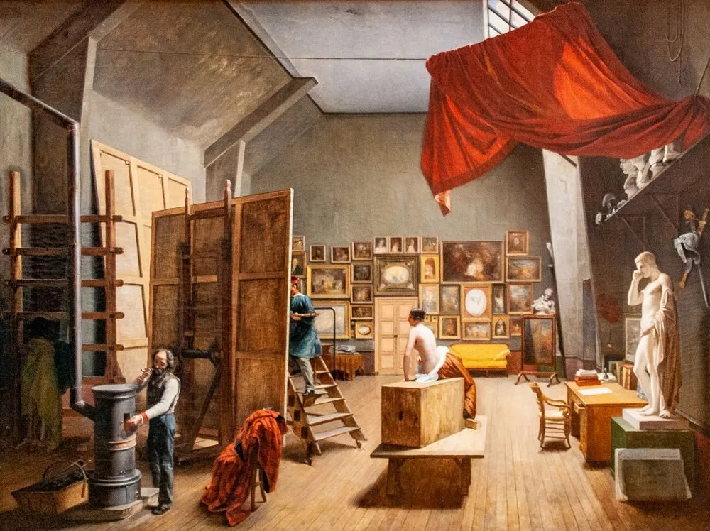 Abel de Pujol’s studio, Adrienne Marie Louise Grandpierre-Deverzy