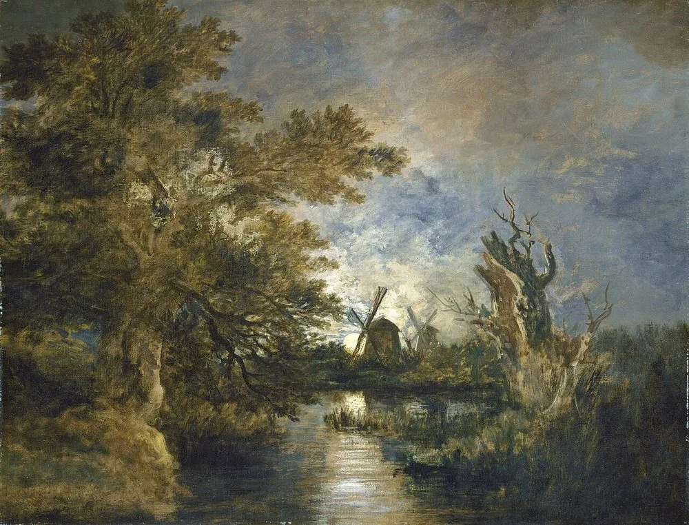 Moonlight on the Yare, John Crome