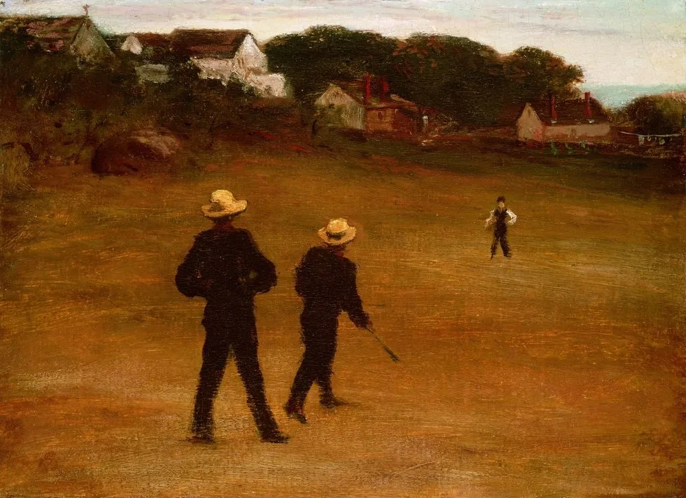 The Ball Players, William Morris Hunt
