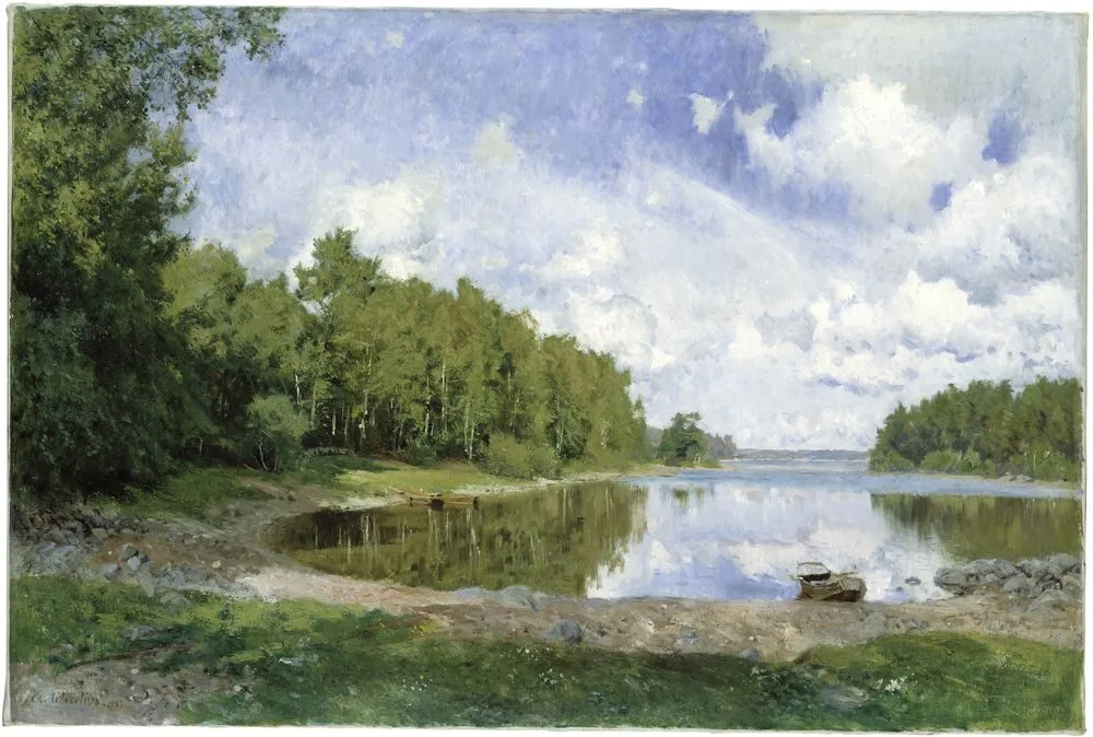 Lake View at Engelsberg, Västmanland, Olof Arborelius