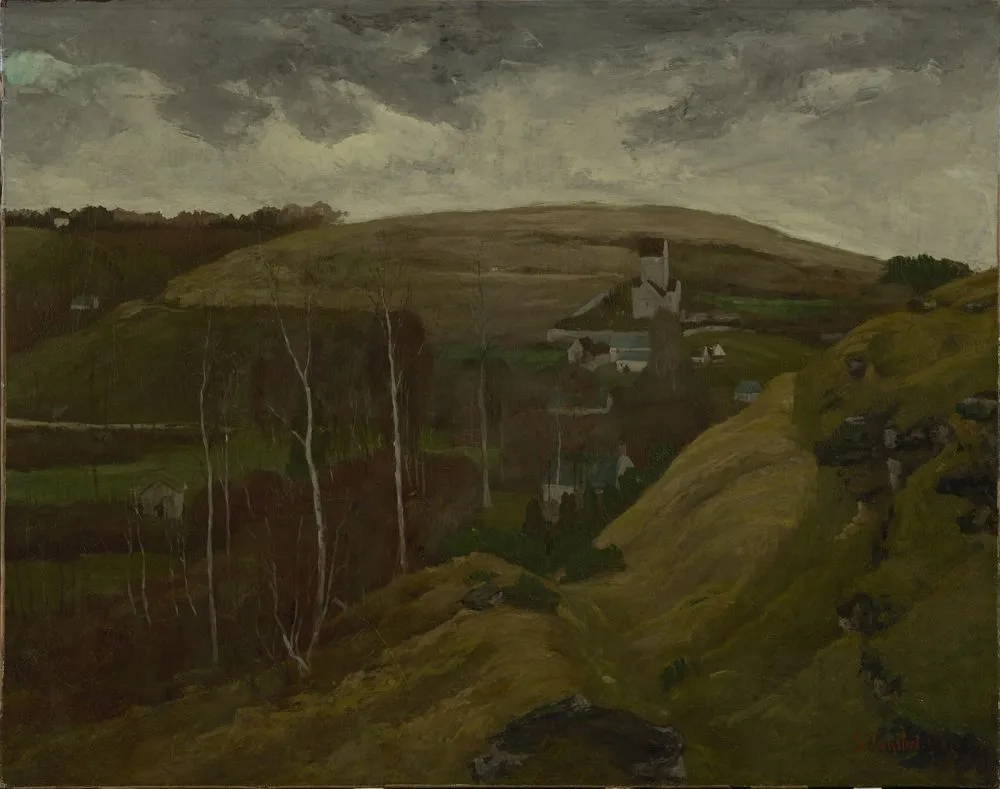 Hilly landscape, Gustave Courbet